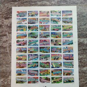 50 States Postage Stamps